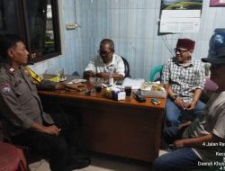 Bhabinkamtibmas Galur Sambang Pos RW Sampaikan Pesan Kamtibmas kepada Ketua RW dan Ketua RT
