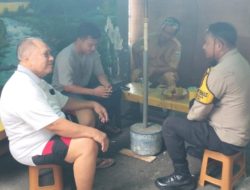 Bhabinkamtibmas Pegangsaan Sambang Dan Himbauan Kamtibmas Di Rw 03 Pegangsaan
