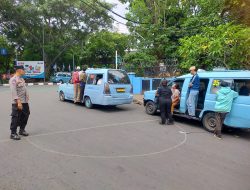 Bhabinkamtibmas Cikini Pemantauan Masa Aksi Unjuk Rasa Menuju Gedung KPK RI