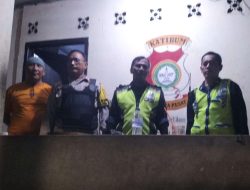 Patroli Wilayah Bhabinkamtibmas Johar Baru Sambang dan Imbauan Petugas Satkamling RW 07