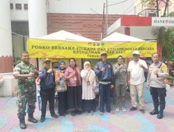 Bhabinkamtibmas Pasar Baru Pantau Posko Bersama Pemilukada 2024 di Sawah Besar