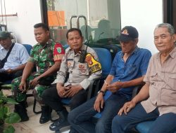 Tingkatkan Sinergitas Jelang Pilkada, Bhabinkamtibmas Dan Babinsa Sambangi Warga Pasar Baru