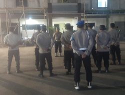 Untuk Antisipasi Kejahatan Malam Hari, Polsek Metro Menteng Melaksanakan Apel Tiga Pilar