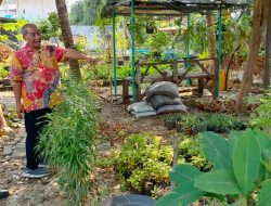 Bhabinkamtibmas Kelurahan Kebon Kosong Monitoring Ketahanan Pangan