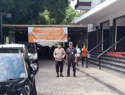 Personil Patmor Menteng Pengamanan Giat Misa Di Gereja GPIB Paulus Menteng
