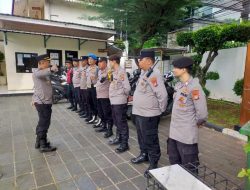 Wakapolsek Metro Menteng Pimpin Apel Pengamanan Giat Memperingati Hari Pahlawan Di Gedung Joang 45