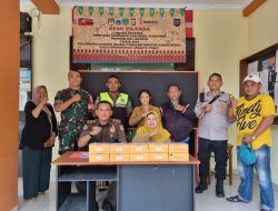 Bhabinkamtibmas Gunung Sahari Utara Bersama Tiga Pilar Di Posko Bersama Pemilukada DKI Jakarta