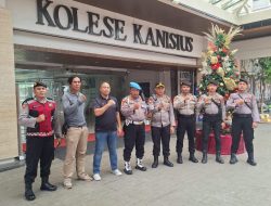 Wakapolsek Metro Menteng Pengecekan Persiapan Natal 2024 Di Gereja Kolese Kanisius