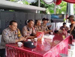 Kanit Sabhara Menteng Pengamanan Pospam Lilin Jaya Di Gereja Paulus