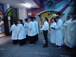 Unit Samapta Lakukan Pengamanan Natal di Gereja Santo Yoseph Sawah Besar
