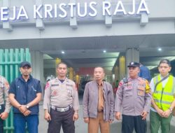 Pengamanan Ibadah Malam Natal 2024 Di Gereja Kristus Raja