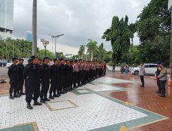 Wakapolsek Kemayoran Pimpin Apel Pengamanan Konser Musik BigBang Pada Hari Ke 4