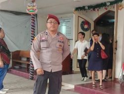 Polsek Metro Gambir Amankan Ibadah Natal di Lima Gereja Petojo Utara