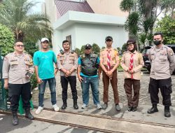 Personel Polsek Kemayoran Amankan Perayaan Ibadah Natal di Gereja GBKP