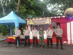 Kanit Samapta Polsek Johar Baru Pimpin Apel Pengamanan Ops Lilin Jaya 2024 di Pos Pam Natal dan Tahun Baru 2025 Kota Paris Tanah Tinggi