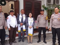 Bhabinkamtibmas Pegangsaan Pengamanan Kebaktian Natal 2024 Di Gedung Pertemuan GPIB Paulus