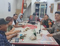 Ngopi Bareng Bhabinkamtibmas Kelurahan Kartini Bersama Tokoh Masyarakat