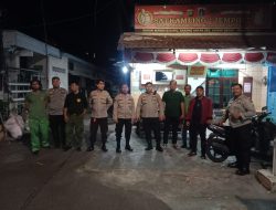 Patroli Malam Tiga Pilar Sawah Besar Cegah Gangguan Kamtibnas