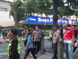 Personil Patmor Menteng Antisipasi Wilayah Depan Plaza Indonesia