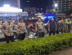 Patroli Tiga Pilar Menteng Hadir Di Kawasan Bundaran HI