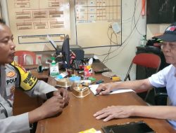 Bhabinkamtibmas Pasar Baru Serap Aspirasi Tokoh Masyarakat Terkait Program Pemerintah