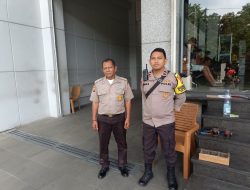 Pembinaan Satuan Pengamanan oleh Bhabinkamtibmas Gunung Sahari Utara Di Perkantoran