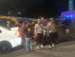 Patroli Tiga Pilar Menteng Hadir Di Perbatasaan Jembatan Menteng Tenggulun Antisipasi Kerawanan Malam Hari