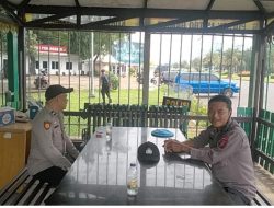 Patroli Polsek Metro Gambir Pastikan Keamanan Ring 1 Aman Terkendali