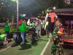 Patroli Tiga Pilar Menteng Antisipasi Kerawanan Malam Hari Di Kawasan Bundaran HI