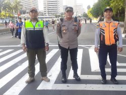 Kapolsubsektor Sabang Pemantauan Giat Car Free Day Di Jalan Wahid Hasyim