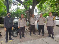 Kapolsubsektor Taman Suropati Pemantauan Giat Gereja GPKB Jalan Hos Cokroaminoto Menteng