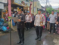 Kapolsek Kemayoran Pimpin Upacara Pelepasan Jenazah Almarhum Aiptu Muslimin