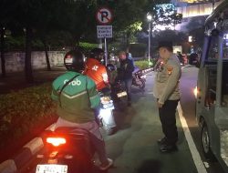 Patroli Tiga Pilar Menteng Pemantauan Warga Di Kawasan Bundaran HI