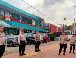 Cegah Gangguan Kamtibmas Unit Sabhara Polsek Cempaka Putih Laksanakan Strong Point