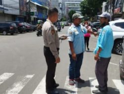 Unit Samapta 1024 Polsek Sawah Besar Sambangi Komplek RUKO Jaga Situasi Kamtibmas