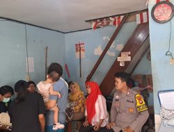 Dukungan Bhabinkamtibmas Kartini Dalam Giat Posyandu Balita di RW 01