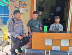 Pembinaan Linmas Oleh Panit Samapta Di Pos Pengamanan Pasar Baru