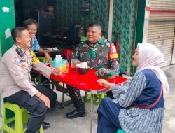 Bhabinkamtibmas Kelurahan Kebon Kosong Sambang Pelaku UMKM Di Wilayah Binaannya