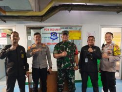 Sambangi Objek Vital Kapolsubsektor Cempaka Mas Bersama Bhabinkamtibmas Kelurahan Kebon Kosong