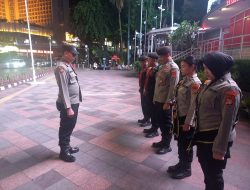 Himbauan Kamtibmas Patroli Gabungan Polsek Metro Menteng Di Jalan Mh Thamrin