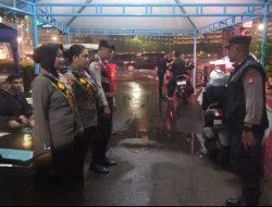 Bersama Polwan Patroli Gabungan Polsek Menteng Himbauan Di Jalan Mh Thamrin