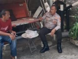 Patroli Dialogis Kapolsubsektor Rawasari Sampaikan Imbauan Kamtibmas Ke Warga