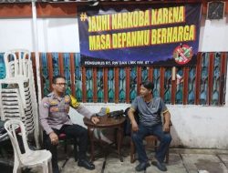 Patroli Rutin dan Dialog Interaktif, Bhabinkamtibmas Kampung Rawa Berikan Imbauan kepada Ketua RT