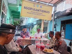 Kapolsek Kemayoran Gelar Ngopi Kamtibmas Bersama Tokoh Masyarakat