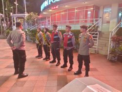 Patroli Penolong Polsek Menteng Himbauan Sepanjang Jalan Mh Thamrin