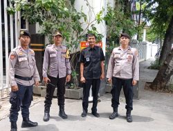 Patroli Samapta Polsek Senen Sambangi Objek Vital