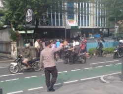 Personil Polsubsektor Cikini Pemantauan Kerawanan Di Jalan Cikini Raya