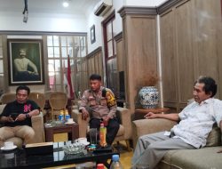 Bhabinkamtibmas Pegangsaan Sambang Himbauan Kamtibmas Di Kantor Pimpinan Pusat Perisai