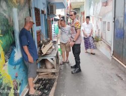 Patroli Keamanan Wilayah Bhabinkamtibmas Kampung Rawa, Sambang Warga RT 12 RW 01