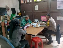 Kunjungan Bhabinkamtibmas Karang Anyar Di Rumah Tokoh Masyarakat